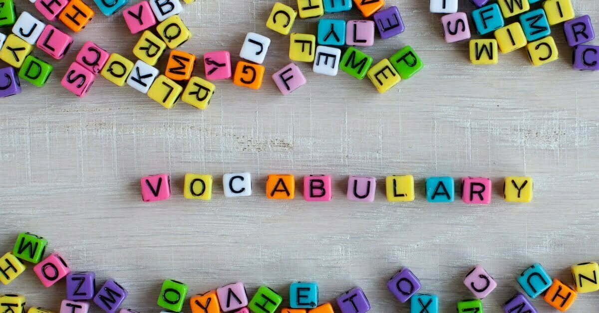 Back to School Activity Vocabulary Worksheet for Kids