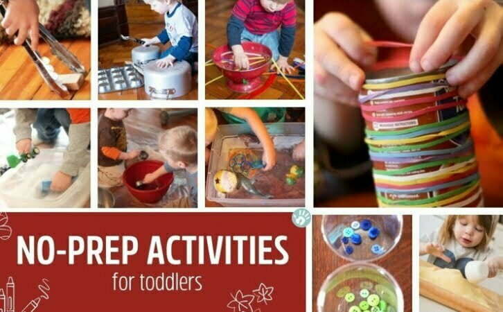 No Prep Activities for Toddlers